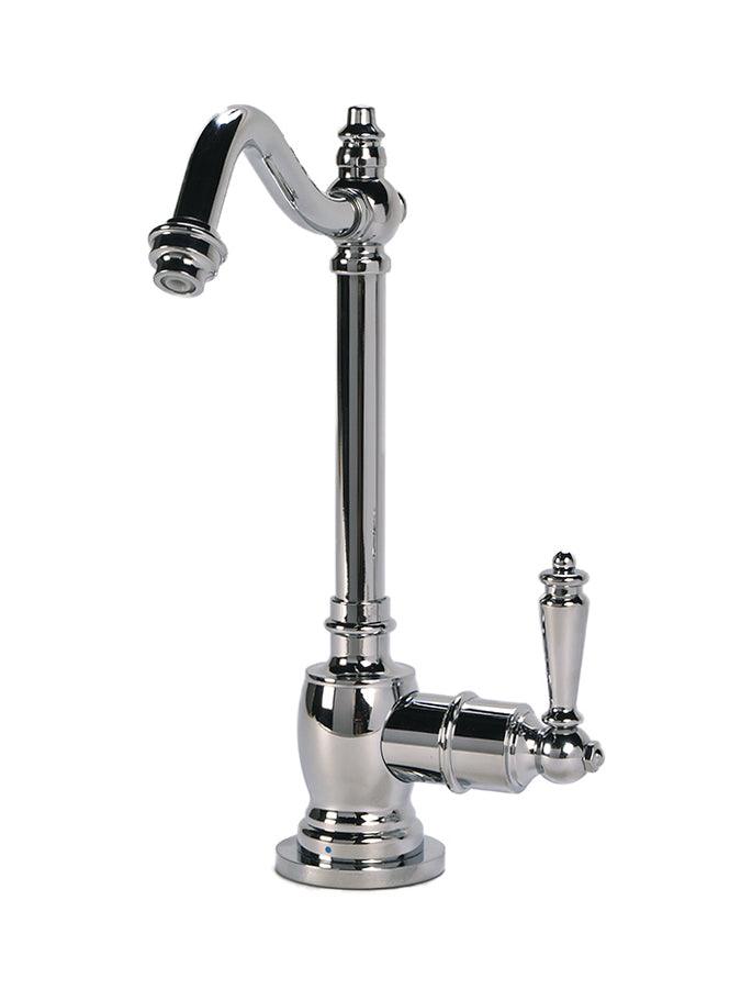 AquaNuTech Traditional Hook Spout Cold-Only Filtration Faucet