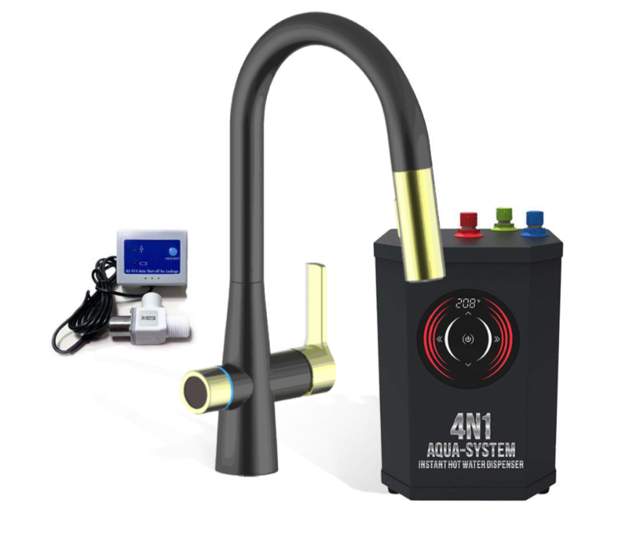 4N1 Aqua System - Instant Hot & Cold Kitchen Faucet – AquaNuTech