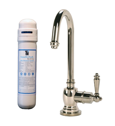 Filtration System Combo - Traditional C-Spout Cold Water Faucet with Filtration System