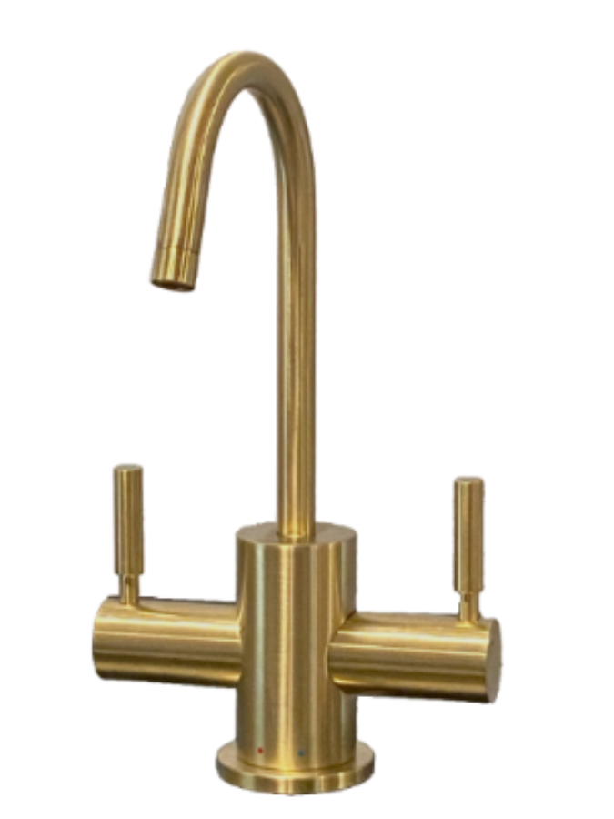 Contemporary C-Spout Hot/Cold Water Filtration Faucet