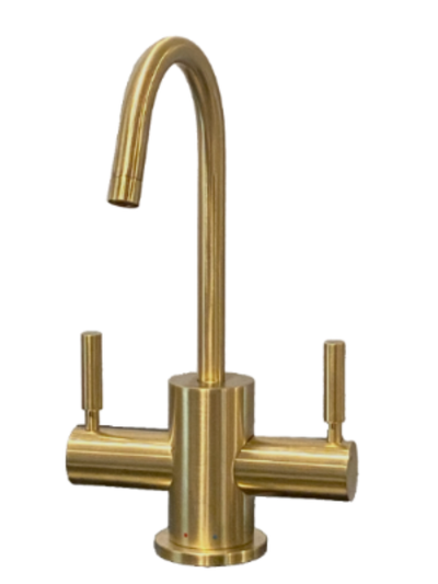 Contemporary C-Spout Hot/Cold Water Filtration Faucet