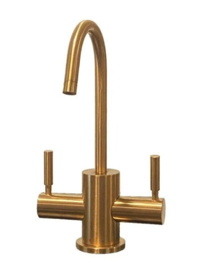 自然回帰水 GOLD 21 ゴールド21 ナチュリターン　NATSURETURN Contemporary C-Spout Hot/Cold Water Filtration Faucet – AquaNuTech