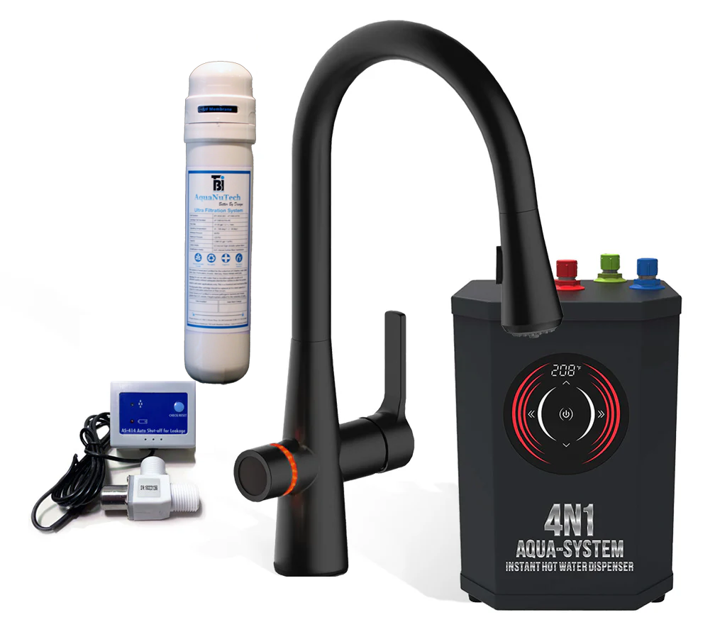 4N1 Aqua System - Instant Hot & Cold Kitchen Faucet – AquaNuTech 4N1 Aqua System - Instant Hot & Cold Kitchen Faucet – AquaNuTech