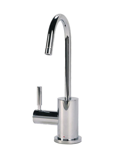 Contemporary C-Spout Hot Water Filtration Faucet. Chrome