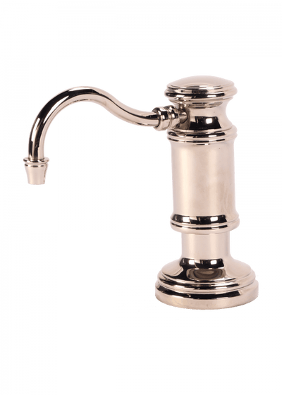 Traditional Hook Spout Soap/Lotion Dispenser. Polished Nickel